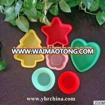 2017 New Eco-friendly food-grade silicone cake molds silicone flower cake mold